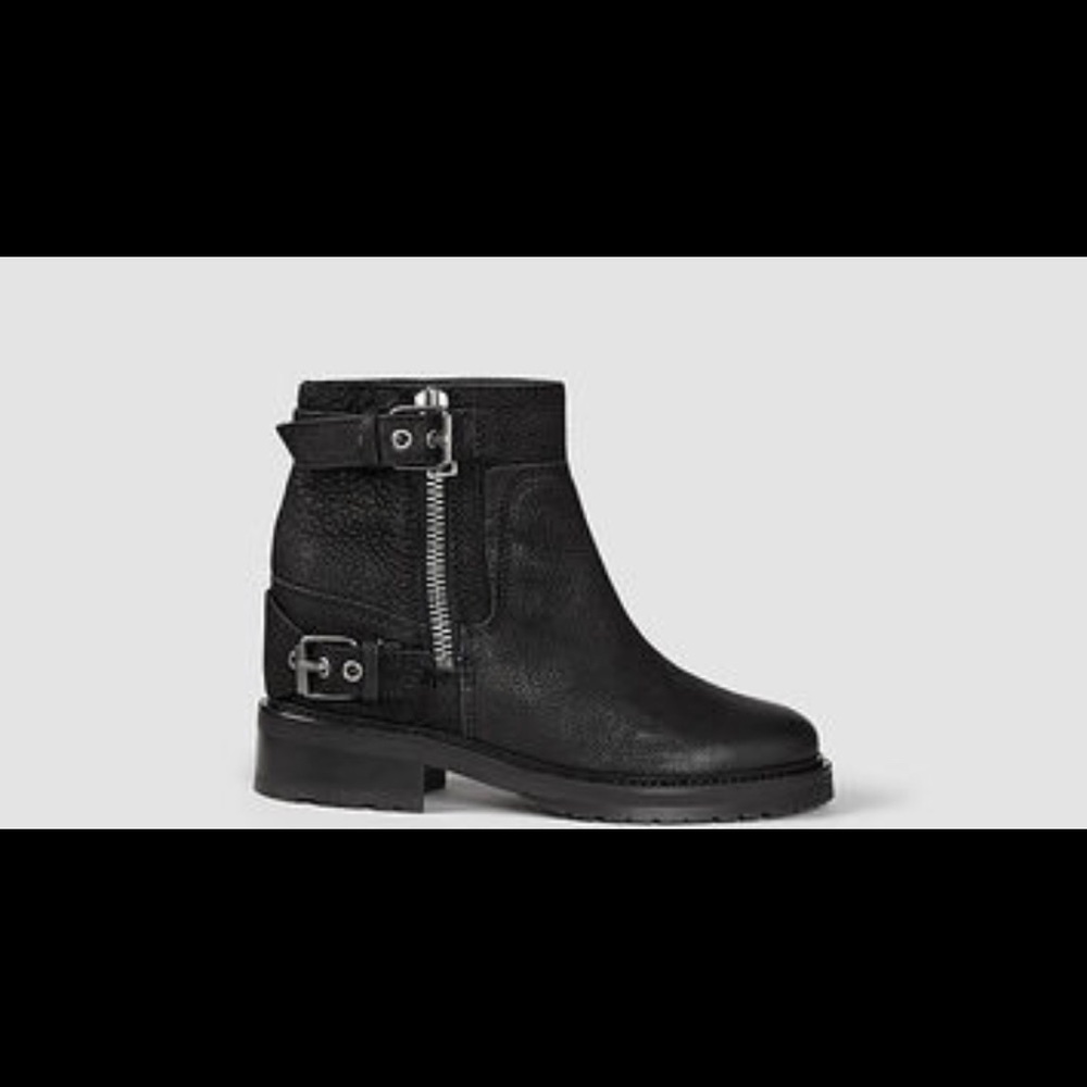All saints Rama hidden wedge boots 40 9